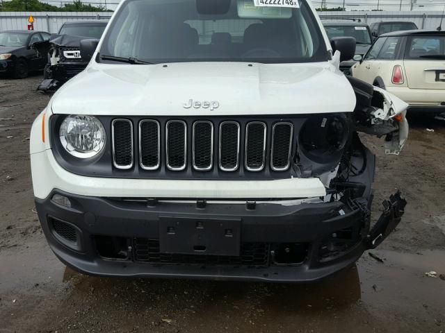 ZACCJBAB3JPH07692 - 2018 JEEP RENEGADE S WHITE photo 9