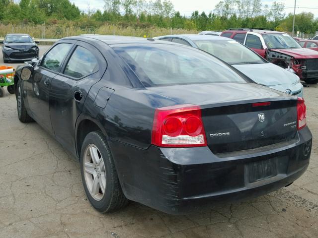 2B3KA33V89H601603 - 2009 DODGE CHARGER SX BLACK photo 3