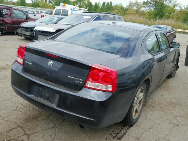 2B3KA33V89H601603 - 2009 DODGE CHARGER SX BLACK photo 4