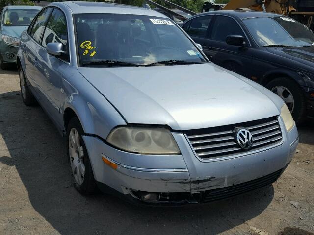 WVWTH63B93P456645 - 2003 VOLKSWAGEN PASSAT GLX BLUE photo 1