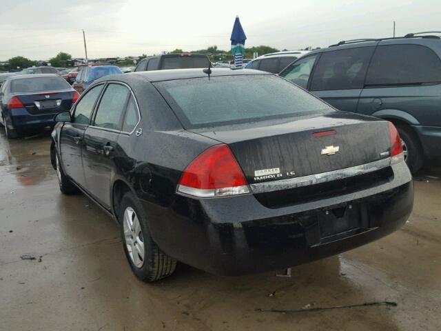 2G1WB58K789255584 - 2008 CHEVROLET IMPALA LS BLACK photo 3