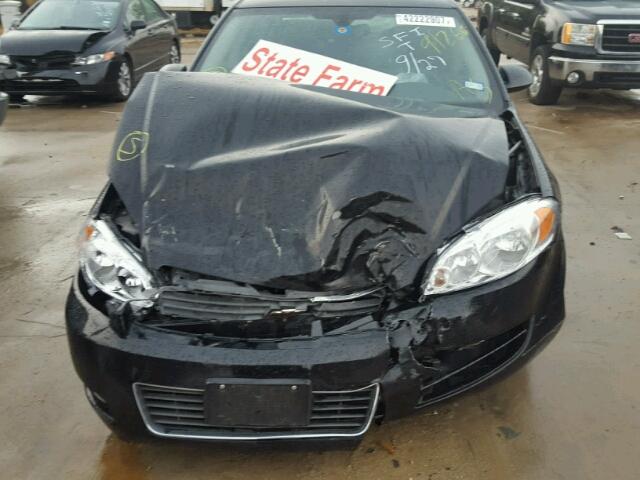 2G1WB58K789255584 - 2008 CHEVROLET IMPALA LS BLACK photo 7