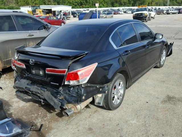 1HGCP2F60BA130469 - 2011 HONDA ACCORD SE BLACK photo 4