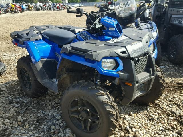 4XASHE576JA244047 - 2018 POLARIS SPORTSMAN BLUE photo 1