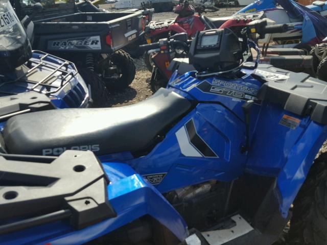 4XASHE576JA244047 - 2018 POLARIS SPORTSMAN BLUE photo 5