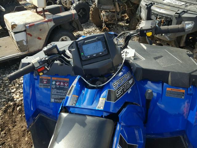 4XASHE576JA244047 - 2018 POLARIS SPORTSMAN BLUE photo 9