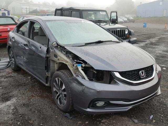 2HGFB2F90DH503102 - 2013 HONDA CIVIC EXL ნაცრისფერი ფოტო 1