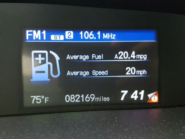 2HGFB2F90DH503102 - 2013 HONDA CIVIC EXL ნაცრისფერი ფოტო 8