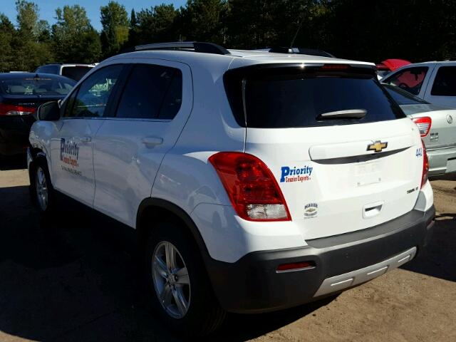 3GNCJLSB0GL271476 - 2016 CHEVROLET TRAX 1LT WHITE photo 3