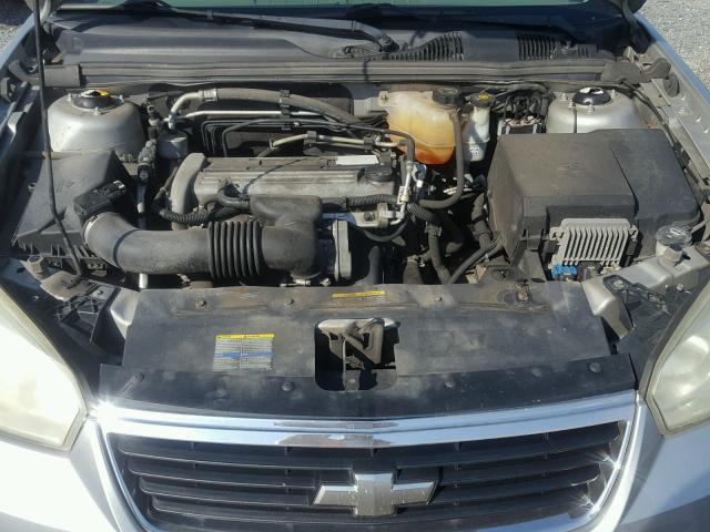 1G1ZS51F96F287080 - 2006 CHEVROLET MALIBU LS ნაცრისფერი ფოტო 7