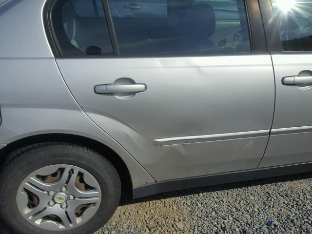 1G1ZS51F96F287080 - 2006 CHEVROLET MALIBU LS ნაცრისფერი ფოტო 9