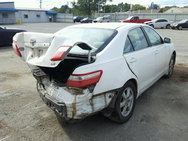 4T1BE46K19U829171 - 2009 TOYOTA CAMRY BASE WHITE photo 4