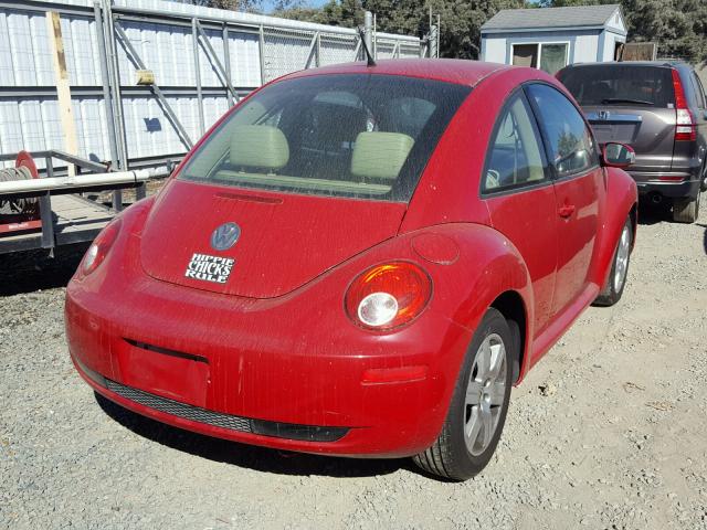 3VWPW31CX7M507774 - 2007 VOLKSWAGEN NEW BEETLE 红色 照片 4