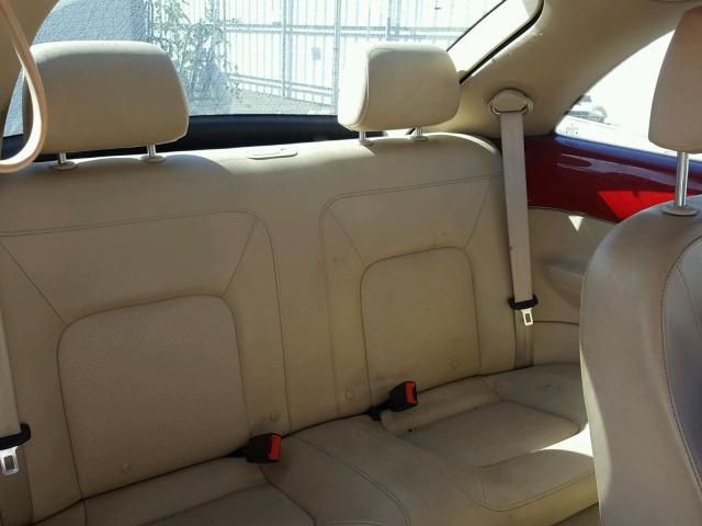 3VWPW31CX7M507774 - 2007 VOLKSWAGEN NEW BEETLE 红色 照片 6