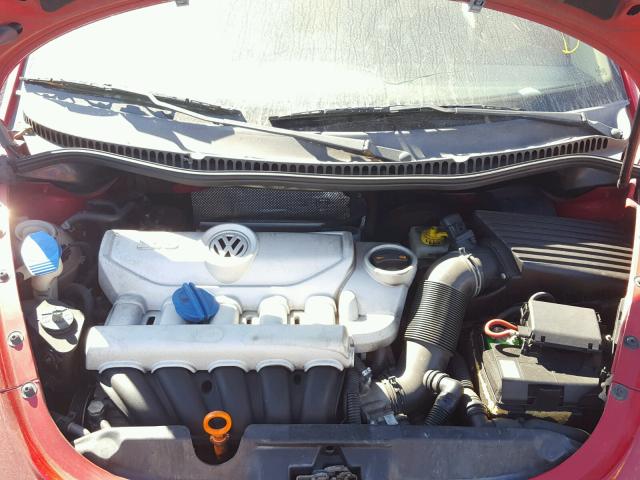 3VWPW31CX7M507774 - 2007 VOLKSWAGEN NEW BEETLE 红色 照片 7