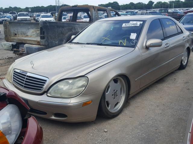 WDBNG70J72A290199 - 2002 MERCEDES-BENZ S 430 GOLD photo 2