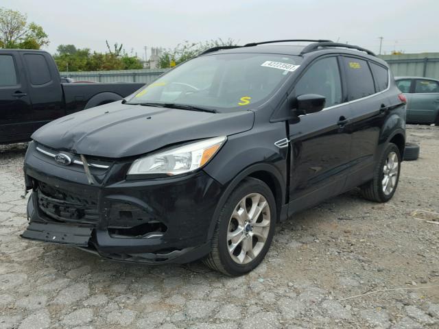 1FMCU0G90DUB14726 - 2013 FORD ESCAPE SE BLACK photo 2