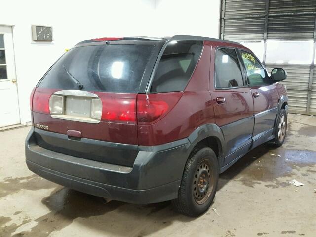 3G5DB03E94S592149 - 2004 BUICK RENDEZVOUS MAROON photo 4