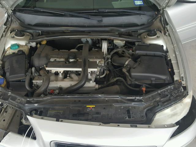 YV1RS592X72640258 - 2007 VOLVO S60 2.5T SILVER photo 7