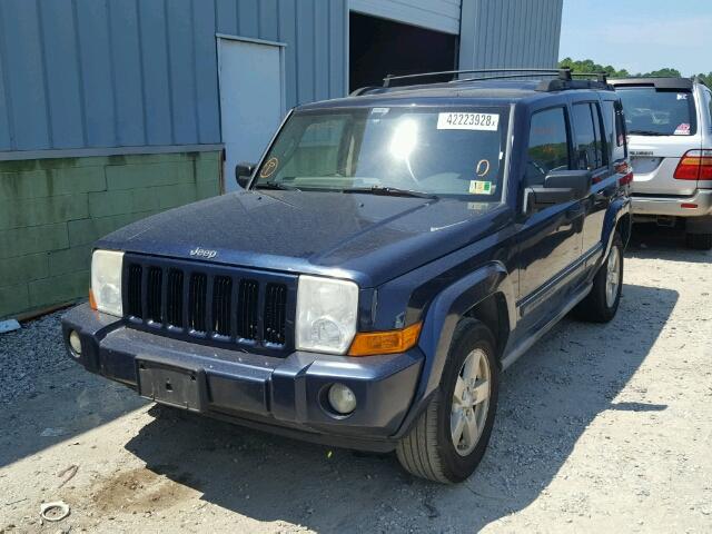 1J8HH48K56C206634 - 2006 JEEP COMMANDER BLUE photo 2