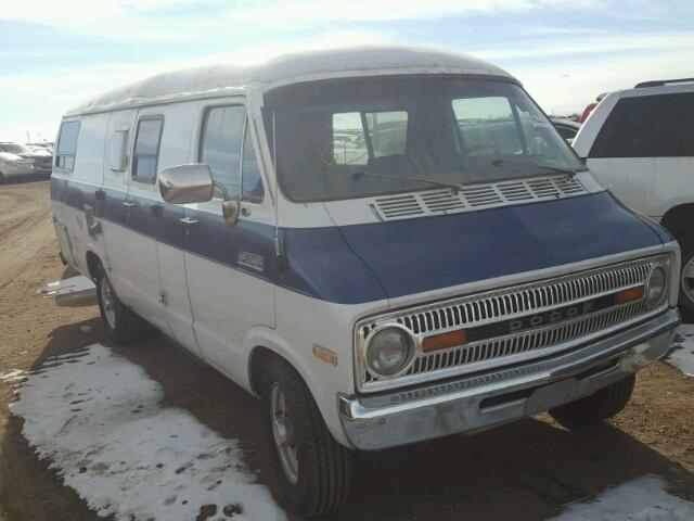 B31BF3X102506 - 1973 DODGE VAN WHITE photo 1