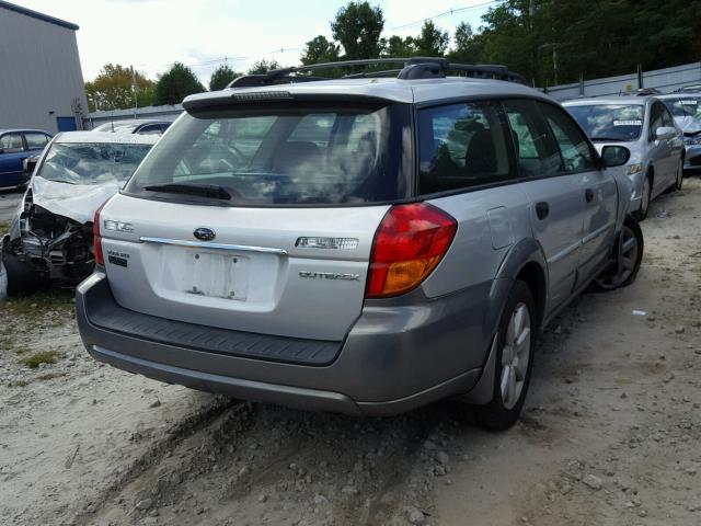 4S4BP61C077342268 - 2007 SUBARU LEGACY GRAY photo 4