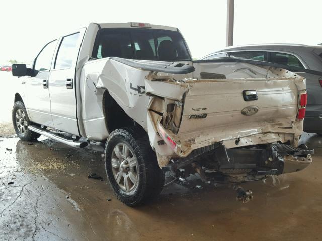 1FTFW1EF2EKF73005 - 2014 FORD F150 SUPER WHITE photo 3