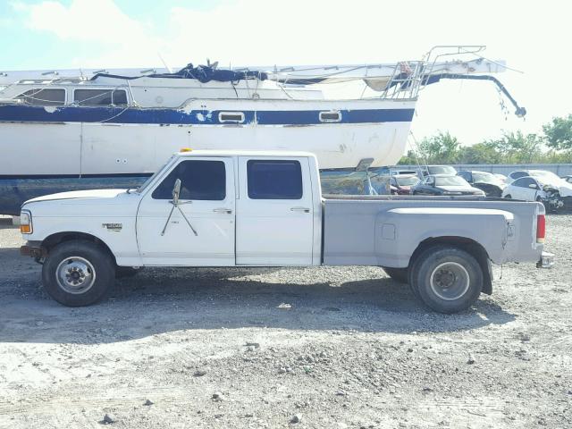 1FTJW35F0VEA00897 - 1997 FORD F350 WHITE photo 9