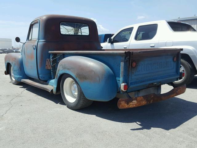 H55K00746 - 1955 CHEVROLET 3100 BLUE photo 3