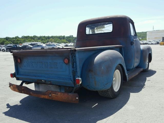 H55K00746 - 1955 CHEVROLET 3100 BLUE photo 4