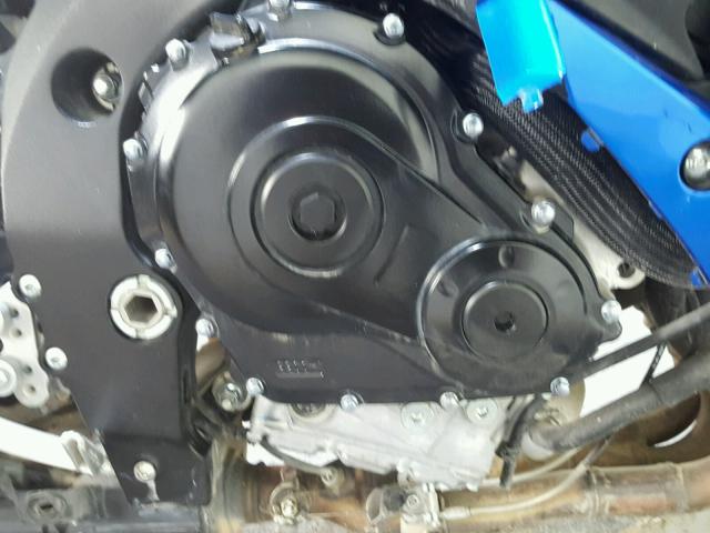 JS1GR7MA7E2100277 - 2014 SUZUKI GSX-R750 BLUE photo 12