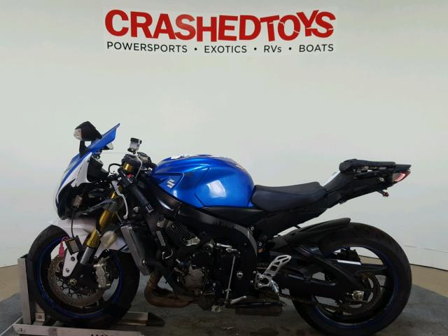 JS1GR7MA7E2100277 - 2014 SUZUKI GSX-R750 BLUE photo 5