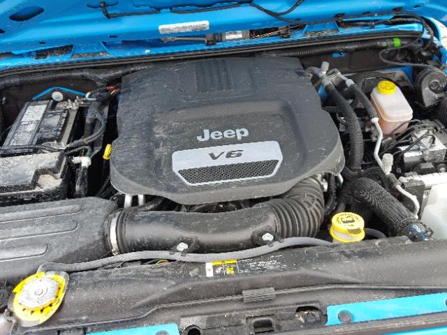 1C4AJWAG5JL825581 - 2018 JEEP WRANGLER S BLUE photo 7