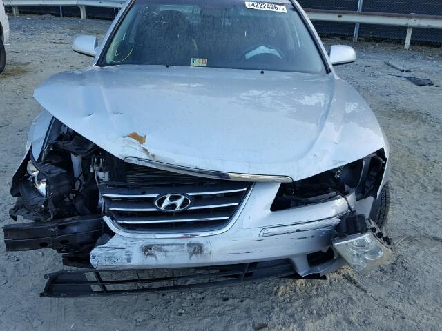 5NPET46F29H550686 - 2009 HYUNDAI SONATA GLS SILVER photo 9