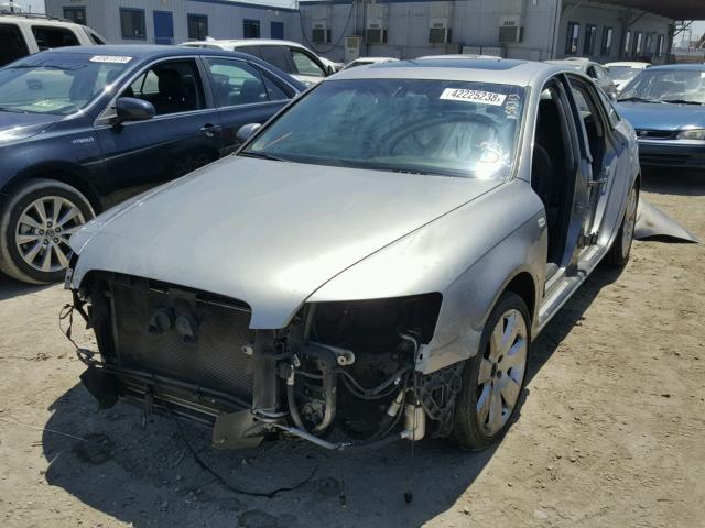 WAUEG74F26N038640 - 2006 AUDI A6 S-LINE GRAY photo 2