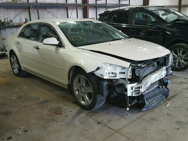 1G1ZC5E0XCF349746 - 2012 CHEVROLET MALIBU 1LT WHITE photo 1