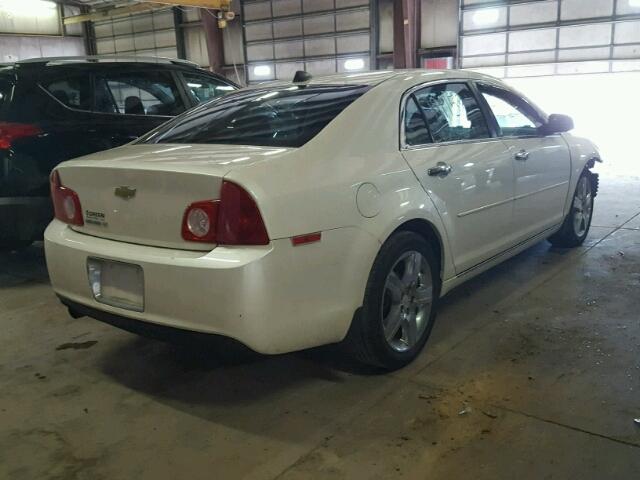 1G1ZC5E0XCF349746 - 2012 CHEVROLET MALIBU 1LT WHITE photo 4