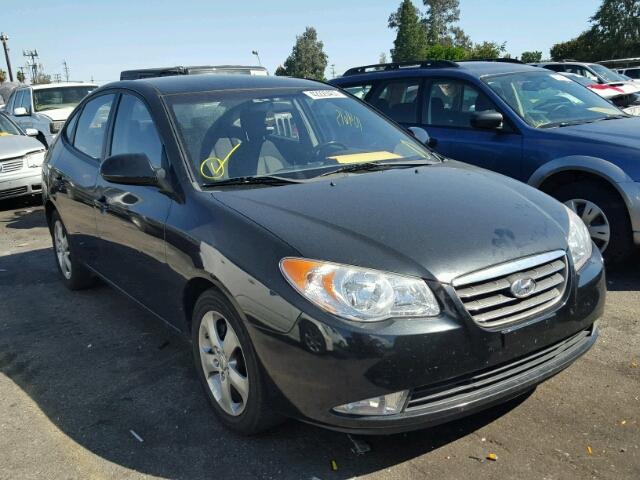 KMHDU46D29U653776 - 2009 HYUNDAI ELANTRA GL BLACK photo 1