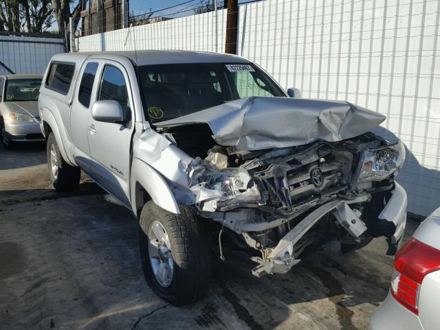 5TEUU42N17Z457559 - 2007 TOYOTA TACOMA SILVER photo 1