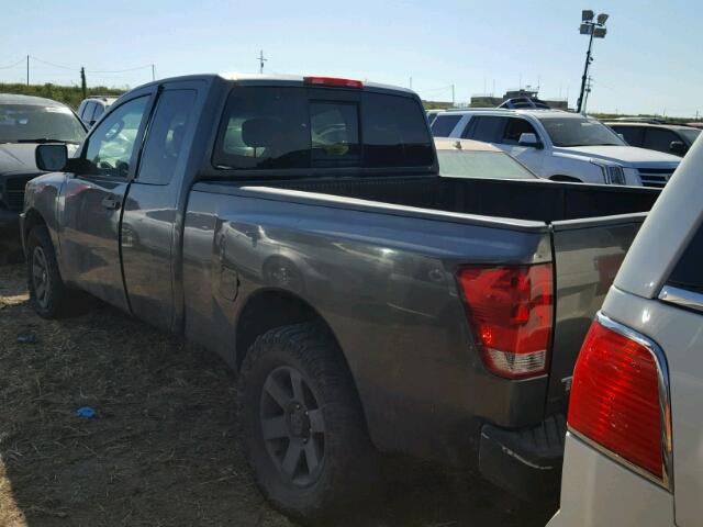 1N6AA06A84N584719 - 2004 NISSAN TITAN XE GRAY photo 3