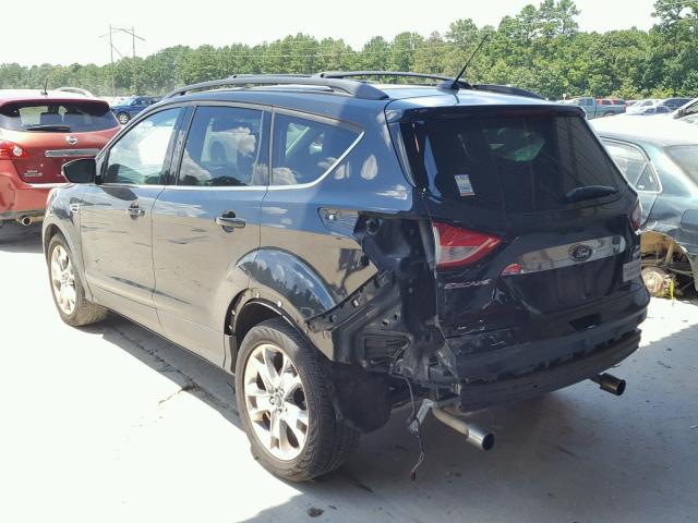 1FMCU0HXXDUD32556 - 2013 FORD ESCAPE SEL BLACK photo 3