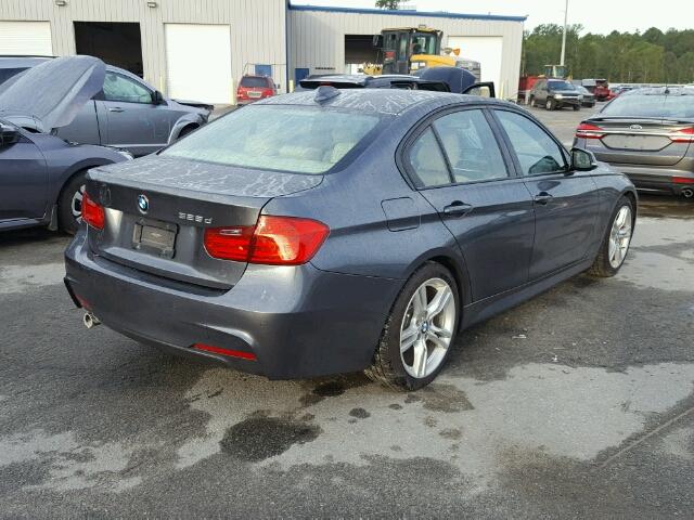 WBA3D3C56EK155042 - 2014 BMW 328 D GRAY photo 4