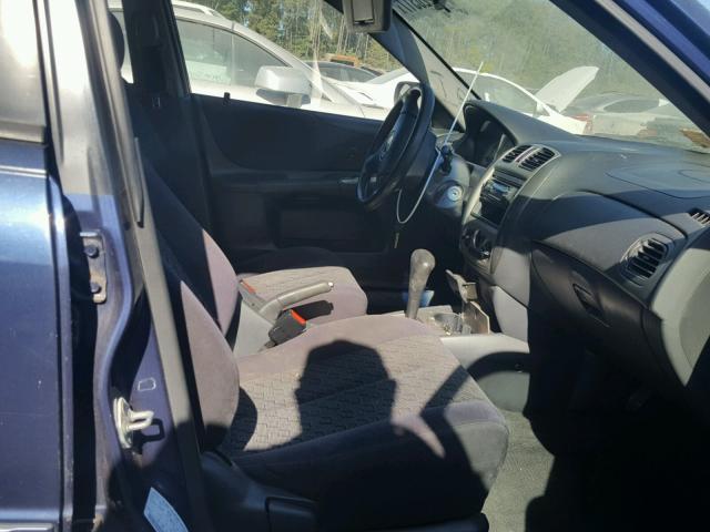 JM1BJ245021563988 - 2002 MAZDA PROTEGE PR BLUE photo 5