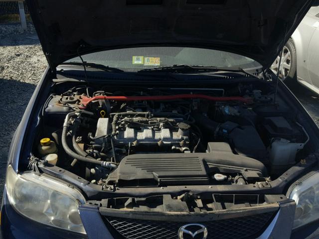 JM1BJ245021563988 - 2002 MAZDA PROTEGE PR BLUE photo 7