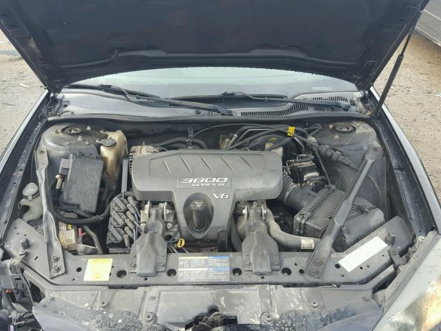 2G2WP522551245877 - 2005 PONTIAC GRAND PRIX შავი ფოტო 7