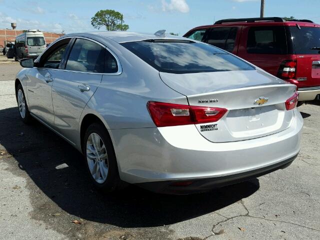 1G1ZD5ST6JF106010 - 2018 CHEVROLET MALIBU LT SILVER photo 3