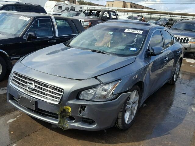 1N4AA5AP4AC872388 - 2010 NISSAN MAXIMA S GRAY photo 2