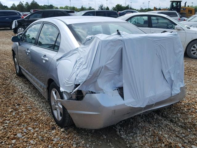 2HGFA16938H332123 - 2008 HONDA CIVIC EXL 银色 照片 3