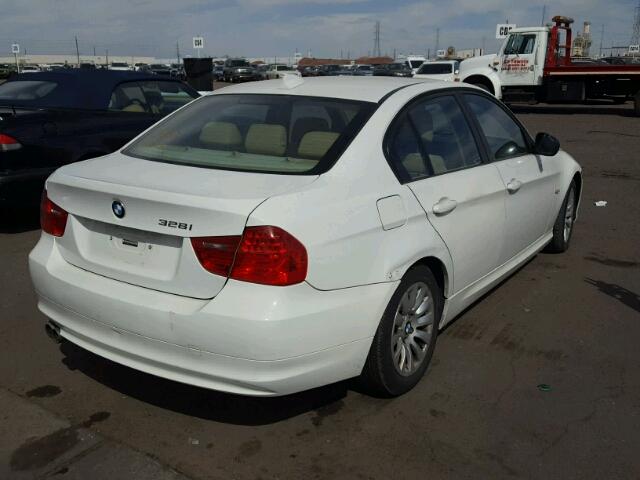 WBAPH73569A173212 - 2009 BMW 328 WHITE photo 4