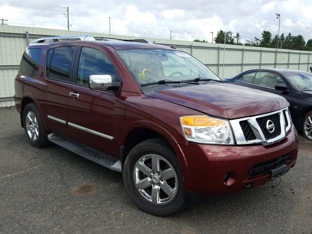 5N1AA0NC0AN611568 - 2010 NISSAN ARMADA SE BURGUNDY photo 1